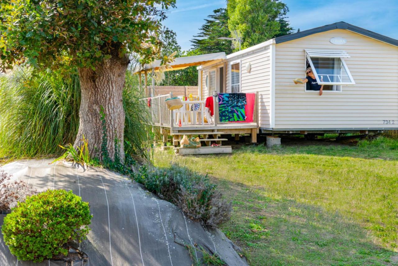 Camping Les Carolins Saint-Lô-d’Ourville Kültér fotó