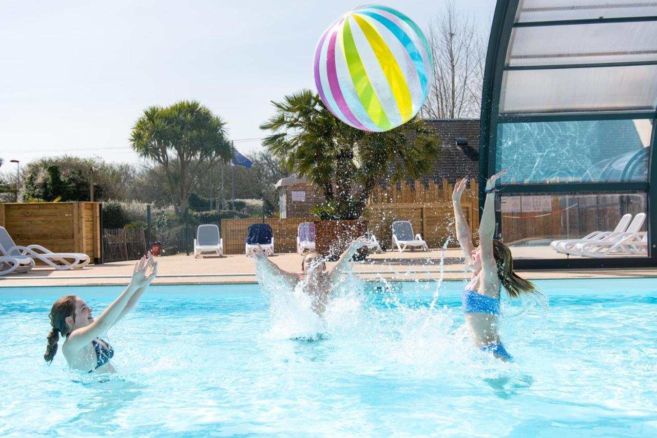 Camping Les Carolins Saint-Lô-d’Ourville Kültér fotó