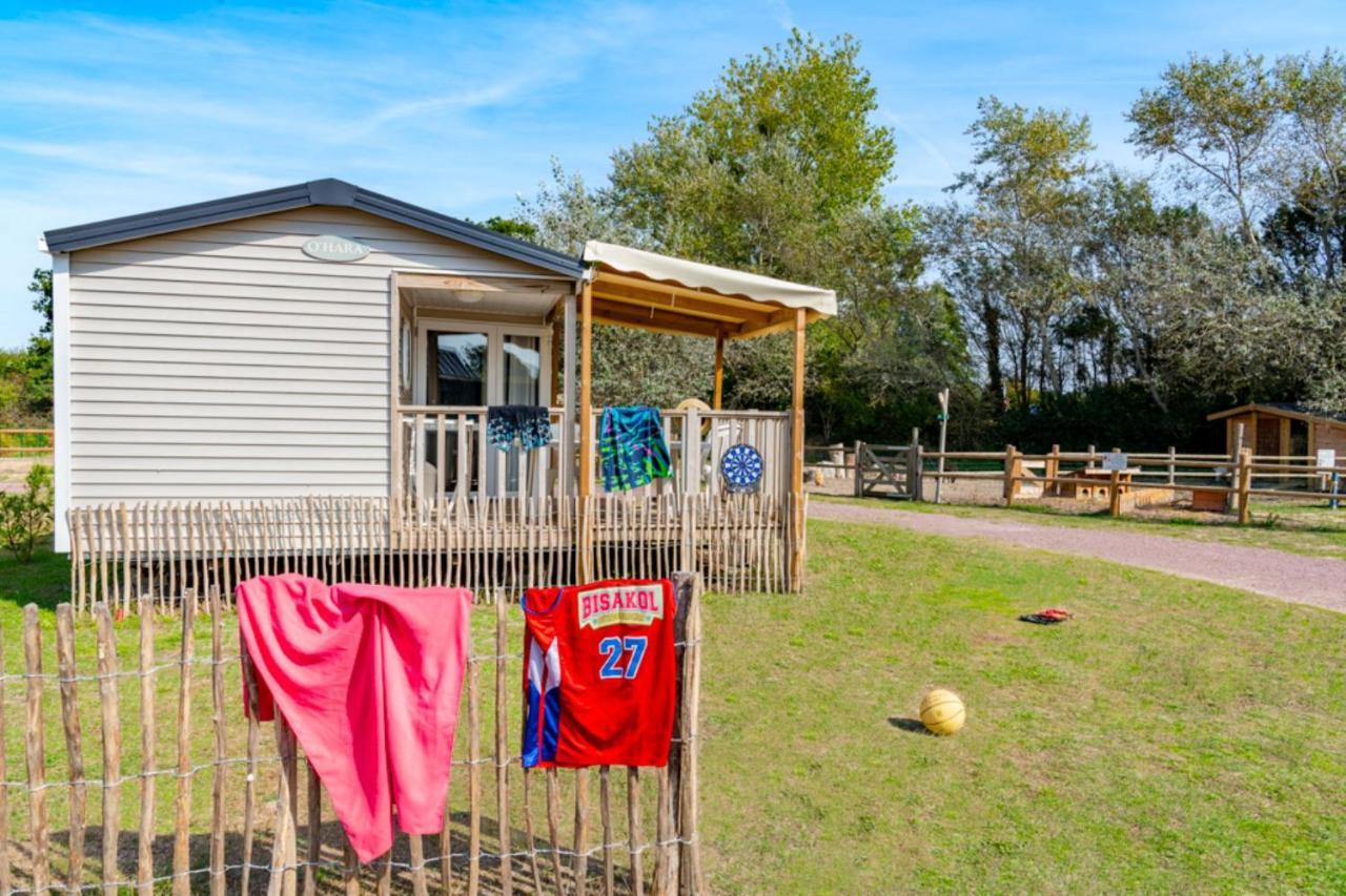 Camping Les Carolins Saint-Lô-d’Ourville Kültér fotó