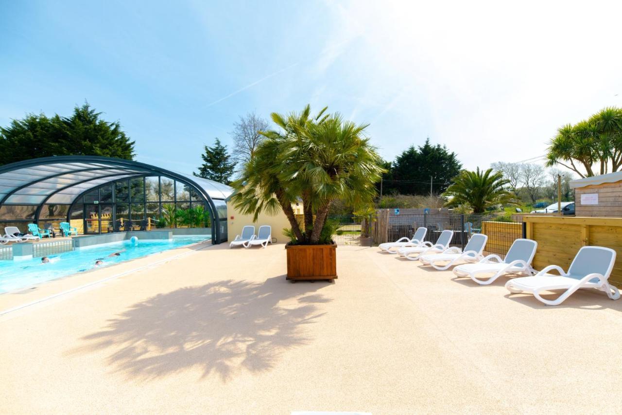 Camping Les Carolins Saint-Lô-d’Ourville Kültér fotó