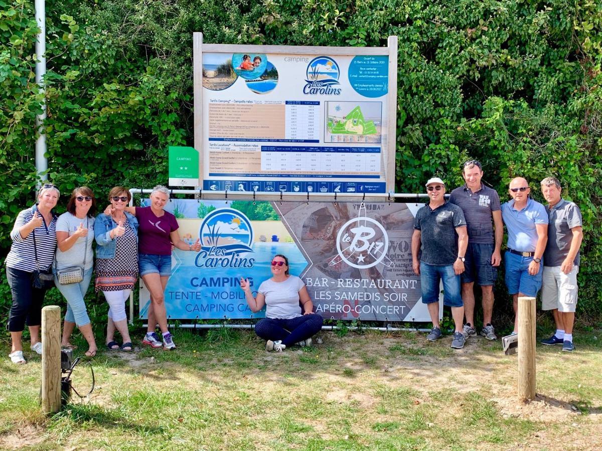 Camping Les Carolins Saint-Lô-d’Ourville Kültér fotó